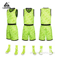 Novo conjunto de colete de basquete de camuflagem de camuflagem de basquete de estilo